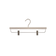 Hanger with silicone clips