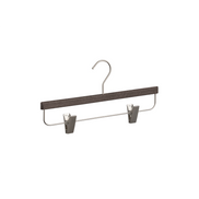 Hanger with silicone clips