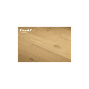 Corà Collezione 150 Argilla clay toned brushed European oak parquet with UV Oil finish from Archideco Interior Gallery, Riga.
