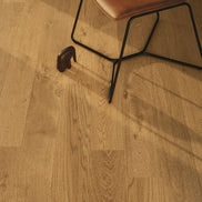 Corà Collezione 150 Brandy brushed European oak parquet with UV Oil finish from Archideco Interior Gallery, Riga.