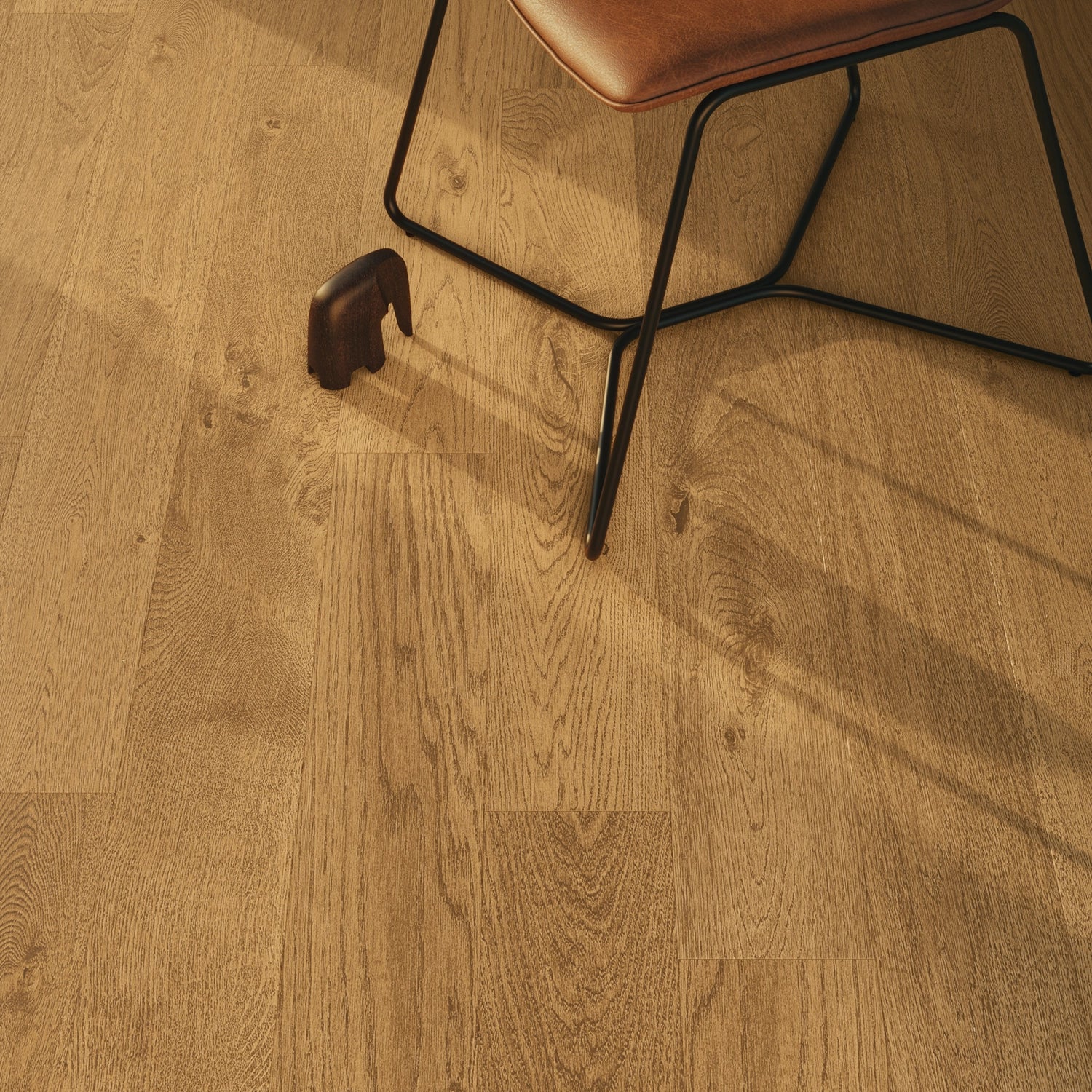 Corà Collezione 150 Brandy brushed European oak parquet with UV Oil finish from Archideco Interior Gallery, Riga.