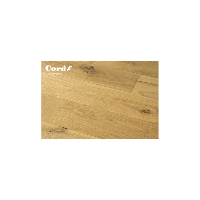 Corà Collezione 150 Naturale warm brushed European oak parquet with UV Oil finish from Archideco Riga
