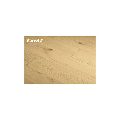 Corà Collezione 150 Soft Touch light brushed European oak parquet with UV Oil finish at Archideco Riga