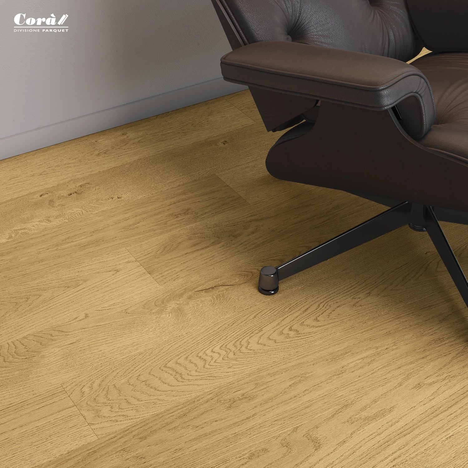Corà Collezione 150 Soft Touch light brushed European oak parquet with UV Oil finish at Archideco Riga