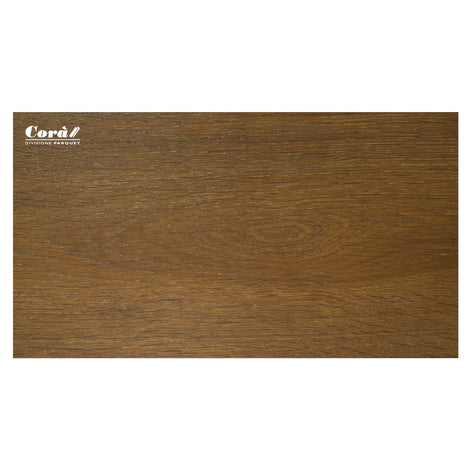 Corà Collezione 190 Ruggine dark rust brown brushed European oak parquet from Archideco Riga