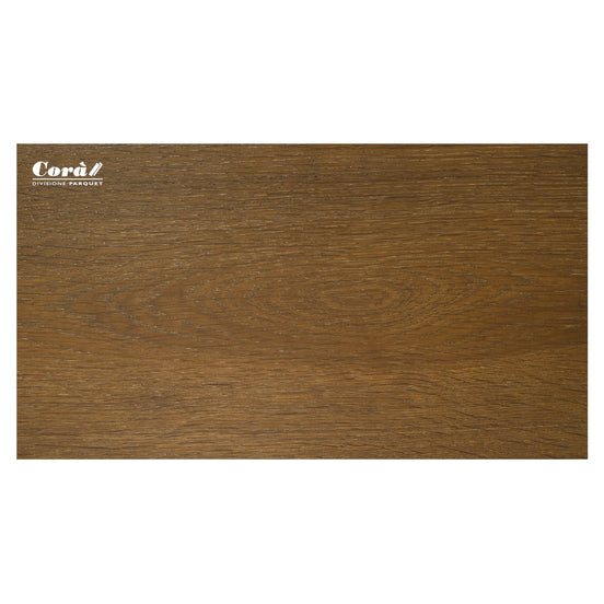 Corà Collezione 190 Ruggine dark rust brown brushed European oak parquet from Archideco Riga