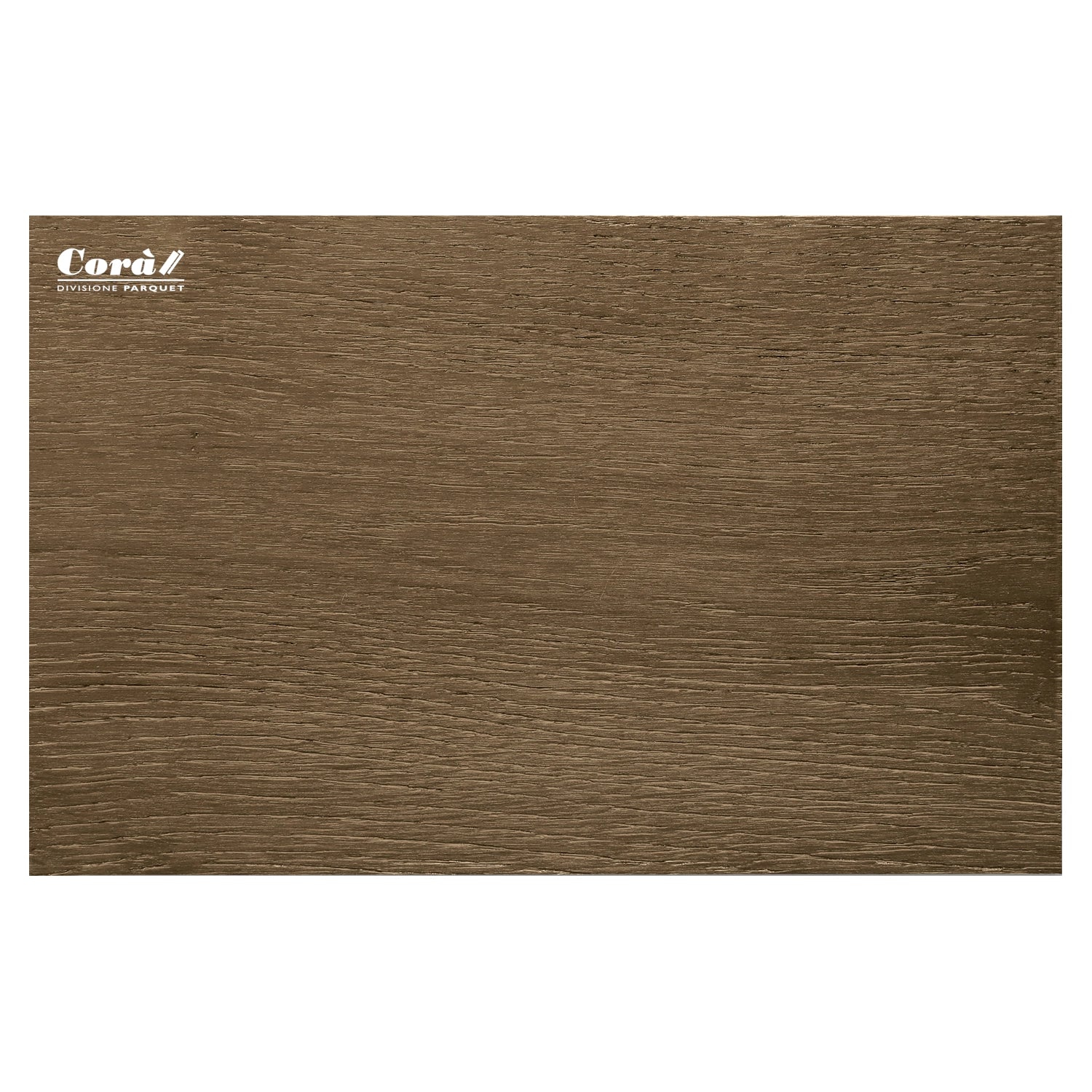 Corà Collezione 190 Terra earthy brown brushed European oak parquet with matt UV Oil finish from Archideco Riga