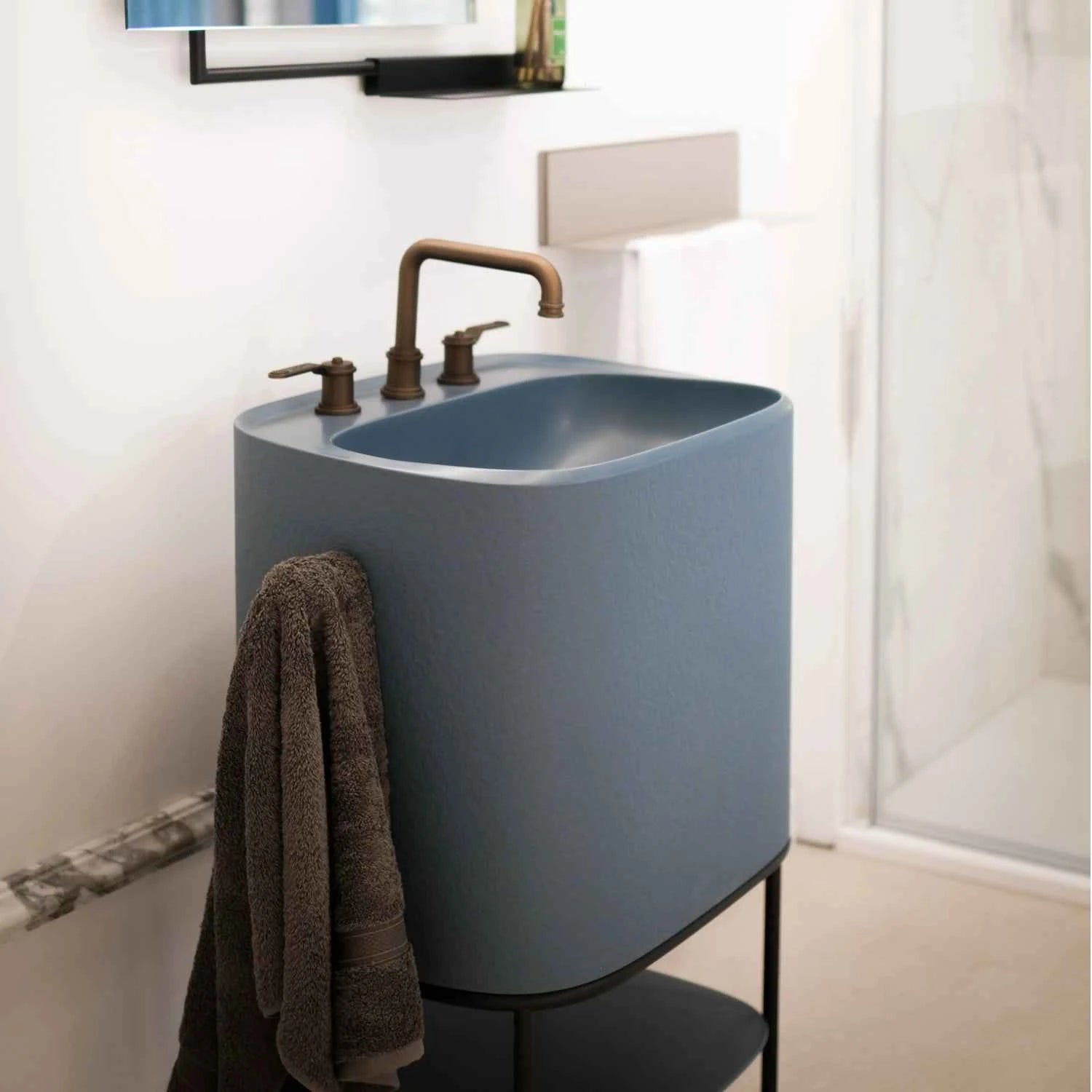 Arblu ALLEGRO Bathroom Set with Washbasin & Mirror