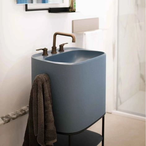 Arblu ALLEGRO Bathroom Set with Washbasin & Mirror