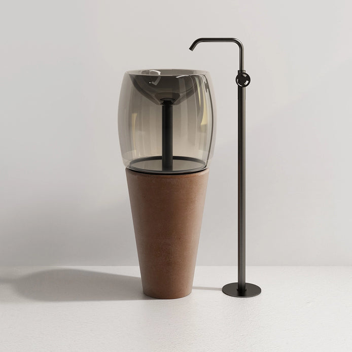 Karol TOSCA Freestanding Washbasin in Blown Glass
