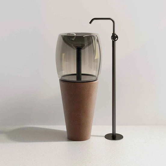 Karol TOSCA Freestanding Washbasin in Blown Glass
