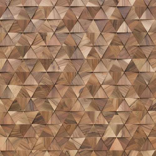 Wonderwall Studios Blades Walnut Wall Panel