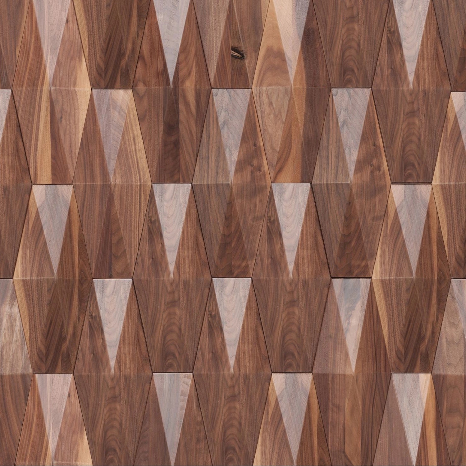 Wonderwall Studios Cameo American Walnut Wall Panel