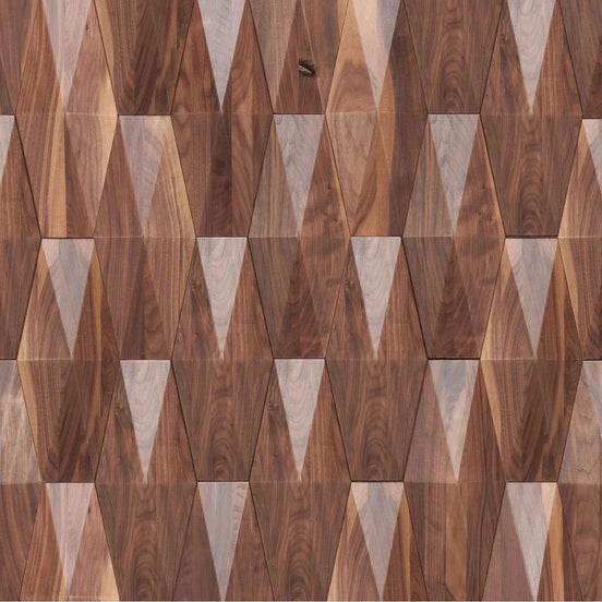 Wonderwall Studios Cameo American Walnut Wall Panel