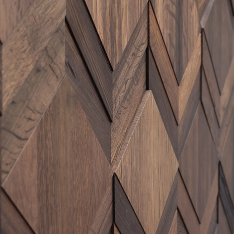 Wonderwall Studios Clue Bog Oak Wall Panel