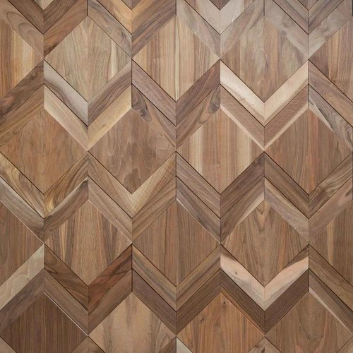 Wonderwall Studios Clue Walnut Wall Panel
