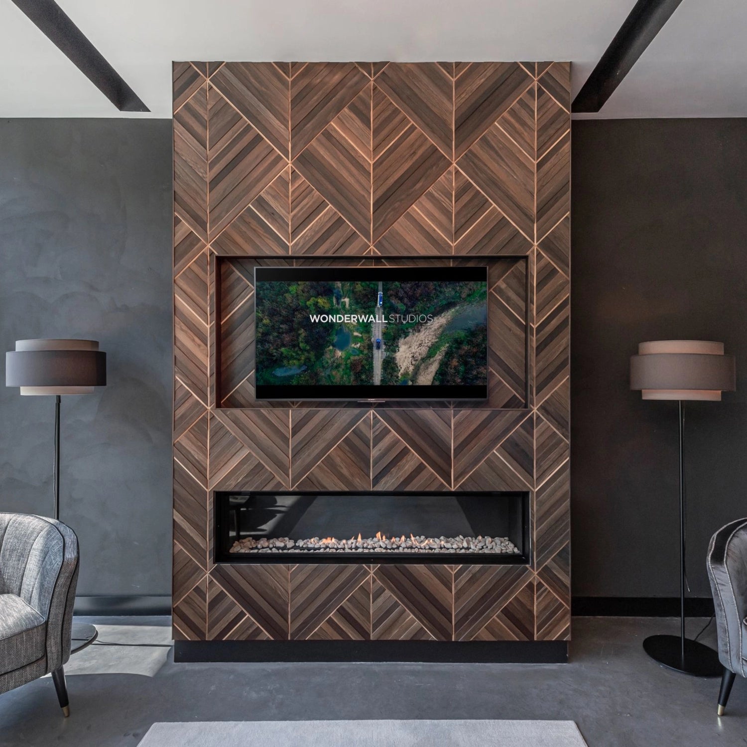 Wonderwall Studios Harvest Bog Oak Wall Panel