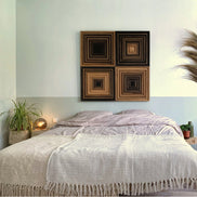 Wonderwall Studios Ledger Bog Oak Wall Panel
