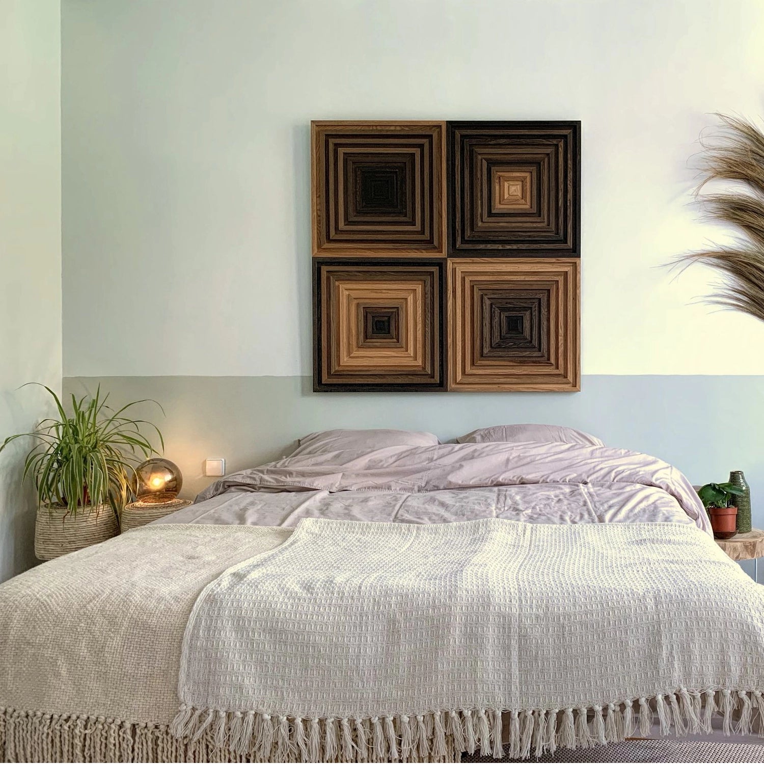 Wonderwall Studios Ledger Bog Oak Wall Panel