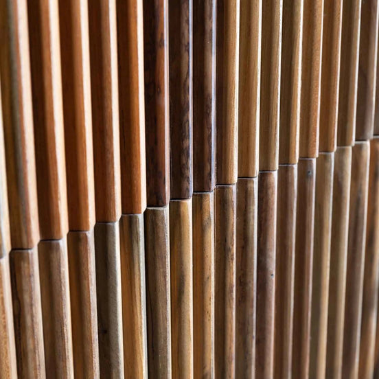 Wonderwall Studios Meadow Reclaimed Teak Wall Panel