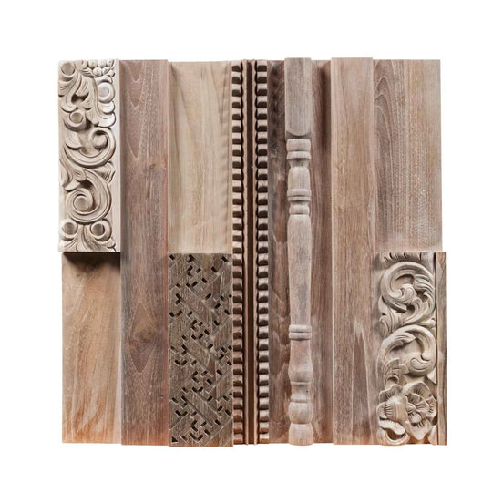 Wonderwall Studios Phoenix Reclaimed Teak Wall Panel