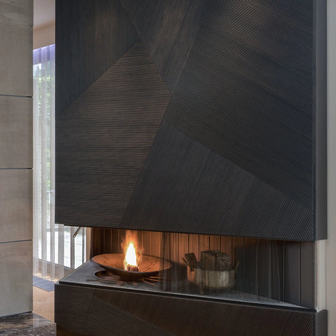 Wonderwall Studios Ridge Bog Oak Wall Panel