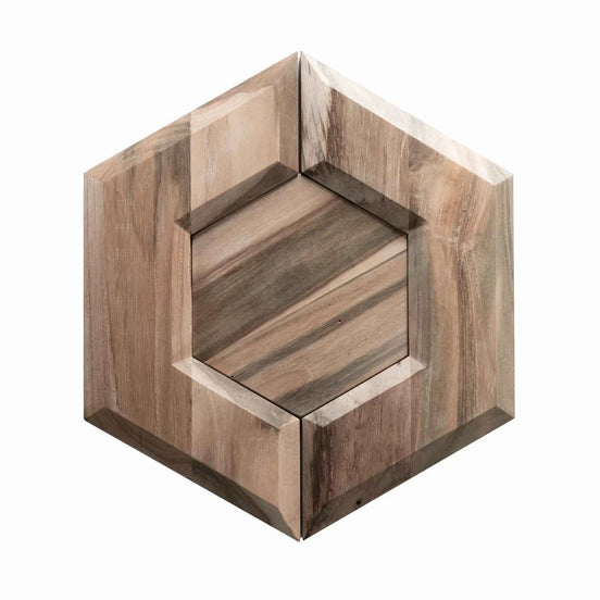 Wonderwall Studios Sestina Reclaimed Teak Wall Panel