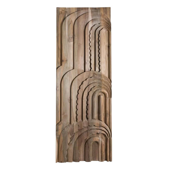 Wonderwall Studios Silver Reclaimed Teak Wall Panel