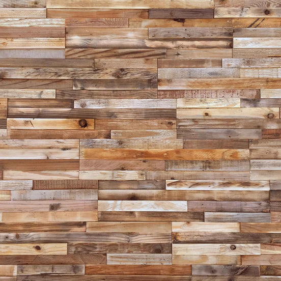 Wonderwall Studios Stripes Salvaged Pine Wall Panel