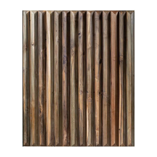 Wonderwall Studios Trinity Teak Wood Wall Panel