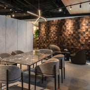 Wonderwall Studios Velvet Bog Oak Wall Panel