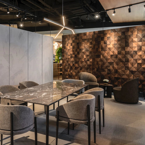 Wonderwall Studios Velvet Bog Oak Wall Panel