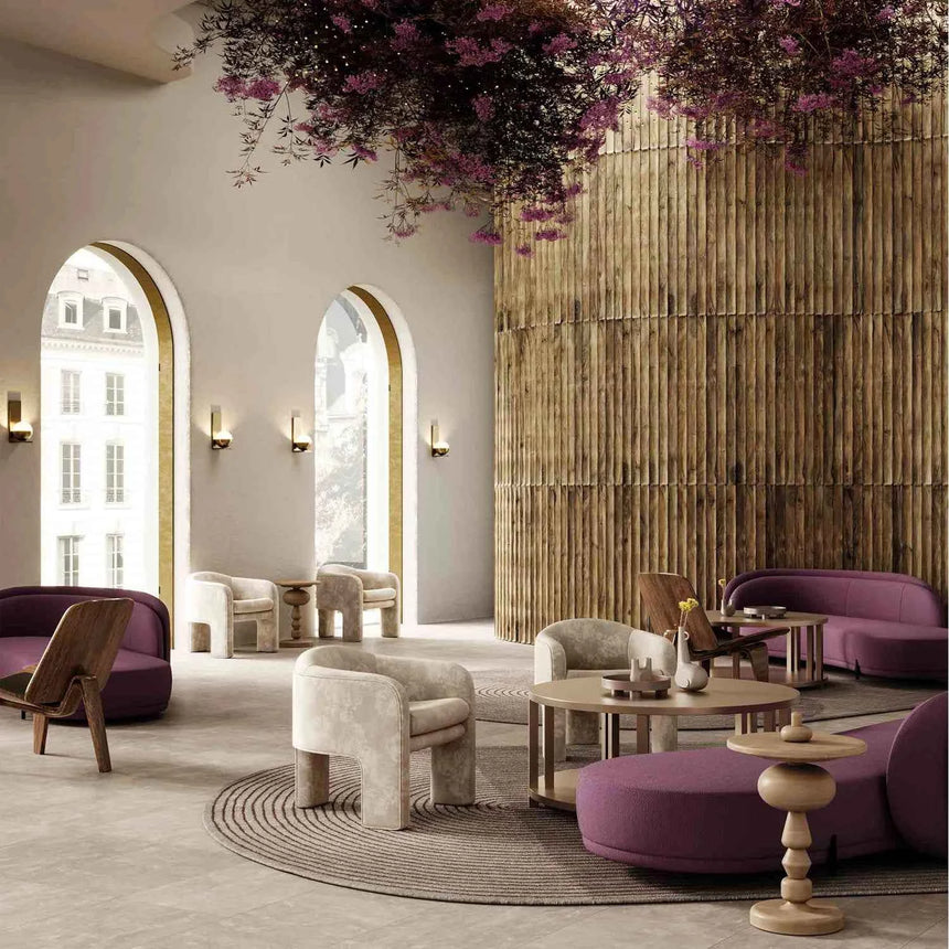 Wonderwall Studios Wicker Reclaimed Teak Wall Panel