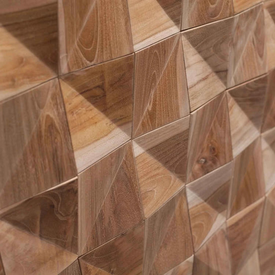 Wonderwall Studios Willow Teak Root Wall Panel