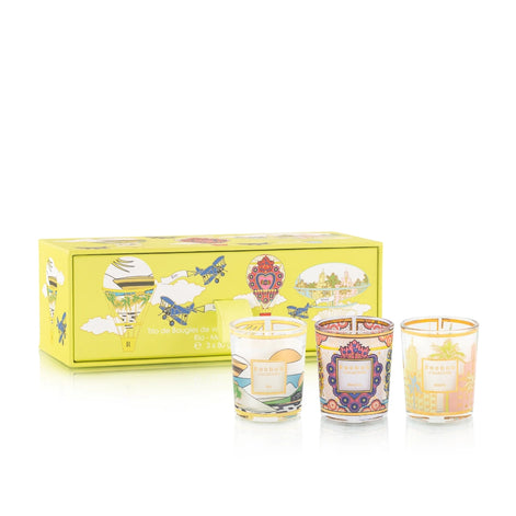 Trio travel candles Rio-Mexico-Miami