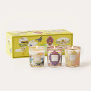 Limited edition Baobab Collection Trio Travel scented candle gift set featuring Rio, Mexico, and Miami. Discover tropical, gourmand, and woody fragrances in three elegant candles inspired by Latin America and South Beach. Archideco Interior Gallery | archideco-interior.com