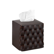 Bottega Napkin Holder in Natural Recycled Leather