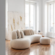 BOMBO round pouf