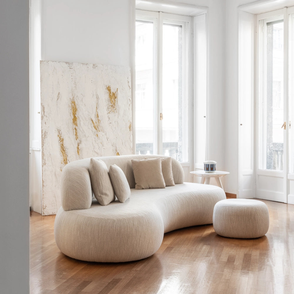 BOMBO round pouf