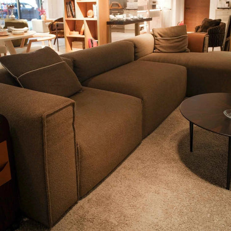 PORTOFINO Modular Sofa: Central element without armrests by Dom Edizioni at Archideco Interior Gallery