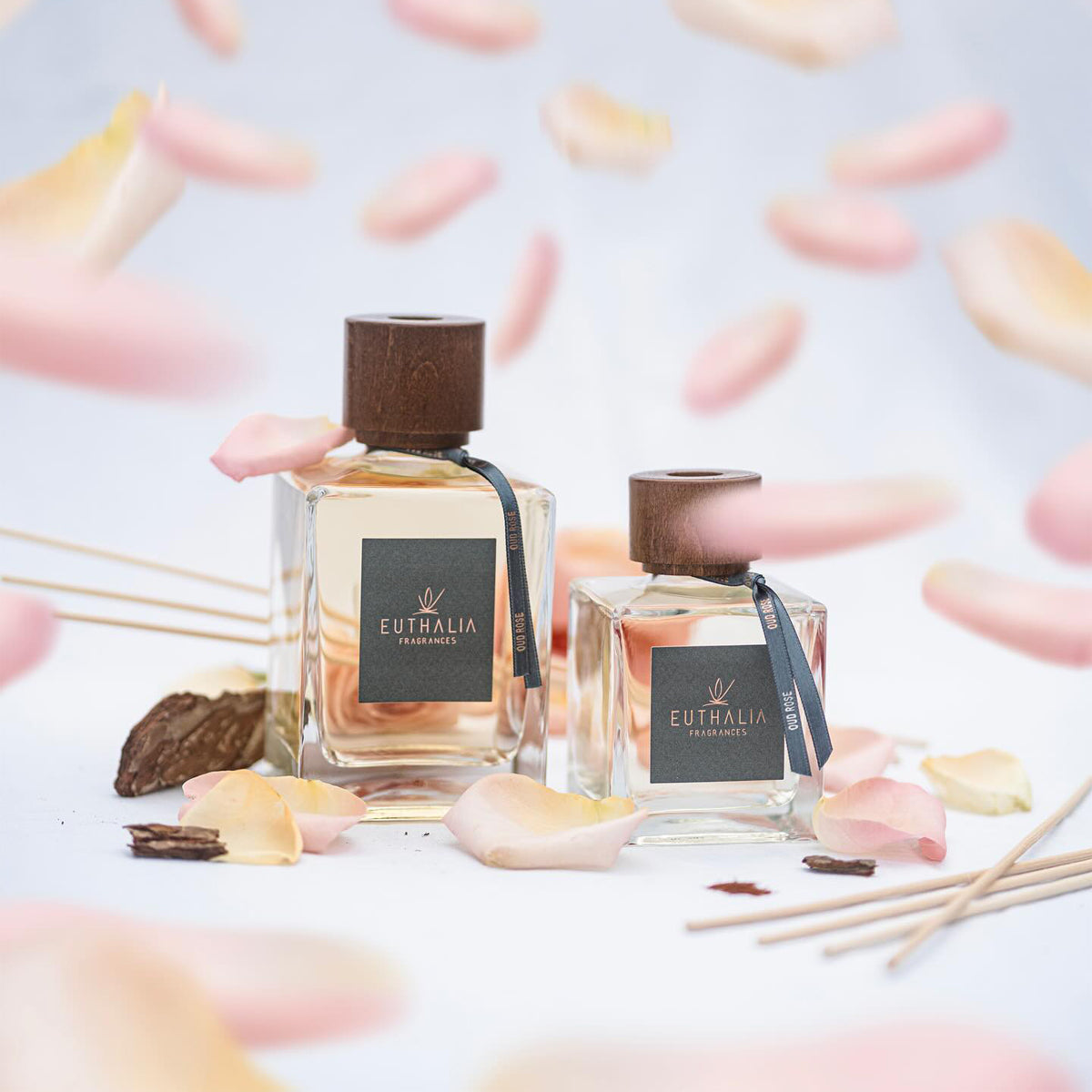 OUD ROSE Reed Diffuser by Euthalia