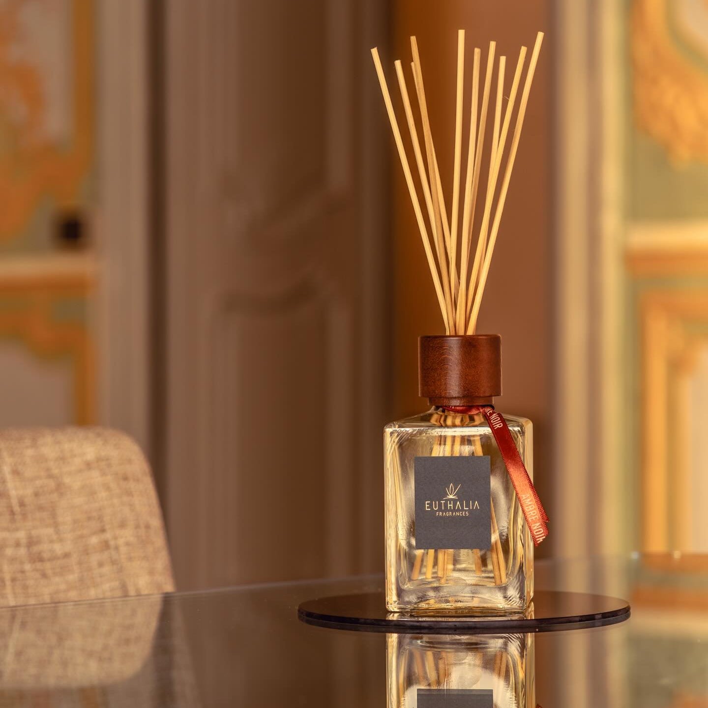 AMBRE NOIR – Reed Diffuser by Euthalia - At Archideco Interior Gallery