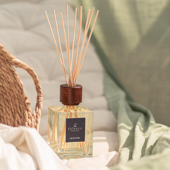 LAIT DE COTON Reed Diffuser by Euthalia at Archideco Interior Gallery