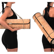Exercise mat with bolster pillow