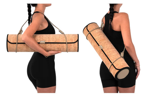 Exercise mat with bolster pillow