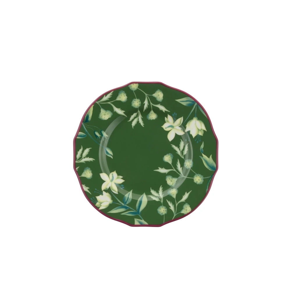 Florenza Acanto Green Bread Plate by Ginori 1735
