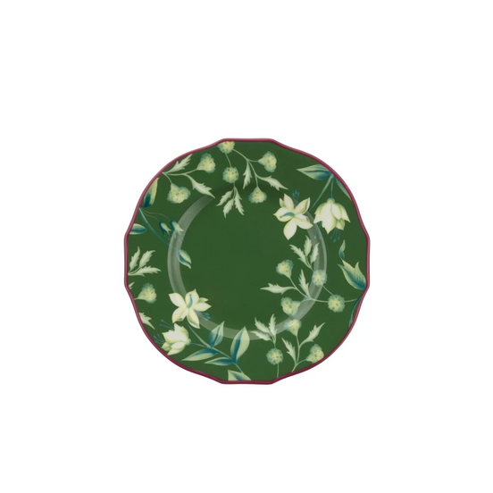 Florenza Acanto Green Bread Plate by Ginori 1735