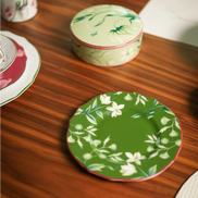Florenza Acanto Green Bread Plate by Ginori 1735