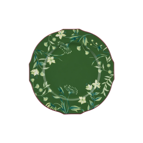 Florenza Acanto Green Charger Plate by Ginori 1735