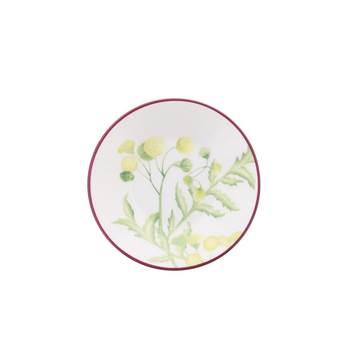 Florenza Acanto Green Espresso Saucer by Ginori 1735